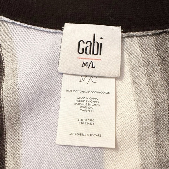 CAbi Serape Colorful Stripe Poncho Style #5990 - Medium/Large - Picture 6 of 10